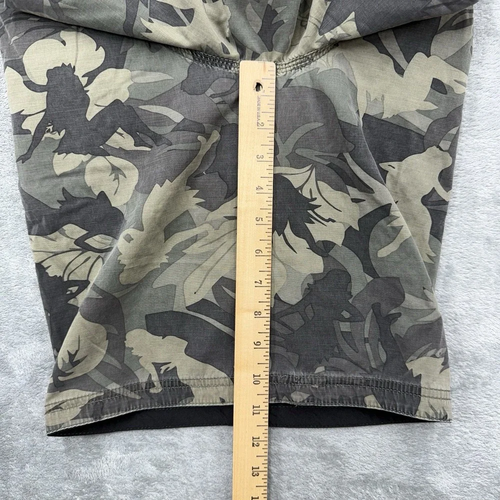 Vintage Crazy Shirts Men's Boardshorts Size 36 Tropical Camo Swim Trunks
